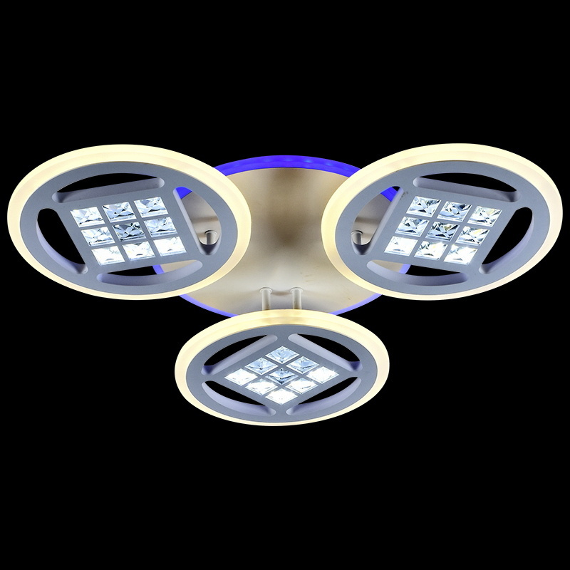 Потолочная люстра Reluce 88860-0.3-03A, Светодиодная, LED, Акрил/Белый, Металл/Белый, Хай-тек, В спальню, #1