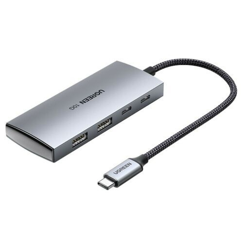 UGREEN. USB концентратор 4 в 1 (хаб), 2 х USB C 3.1, 2 х USB A 3.1 (30758) #1