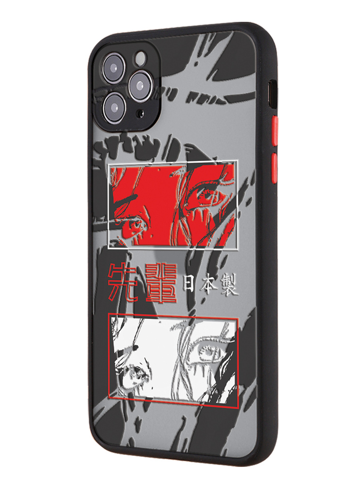 Чехол Mcover для iPhone 11 Pro Max (Айфон 11 Про Макс), противоударный, с защитой камеры, Глаза, аниме #1