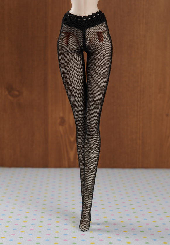 Dollmore UPK Panty Stockings Black (Черные прозрачные колготки для кукол Пуллип 31 см / Блайз / Доллмор) #1