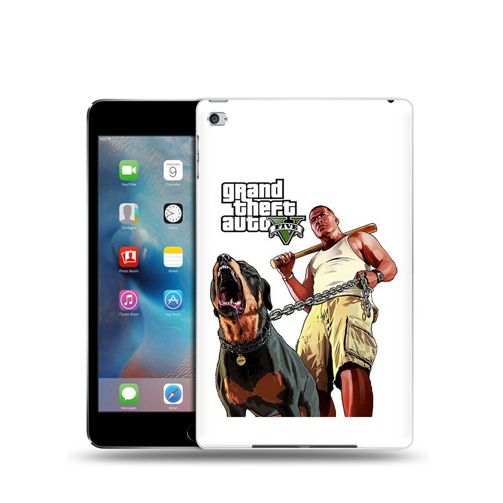 Чехол задняя-панель-накладка-бампер MyPads GTA грозная собака для iPad mini 4 7.9 (2015)-A1538/A1550 #1