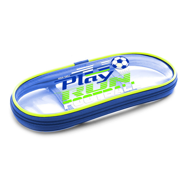 Пенал 1 отделение Оникс ПМК-33-84 Play football, морозоустойчивый полимер, 210*85*20мм,  #1