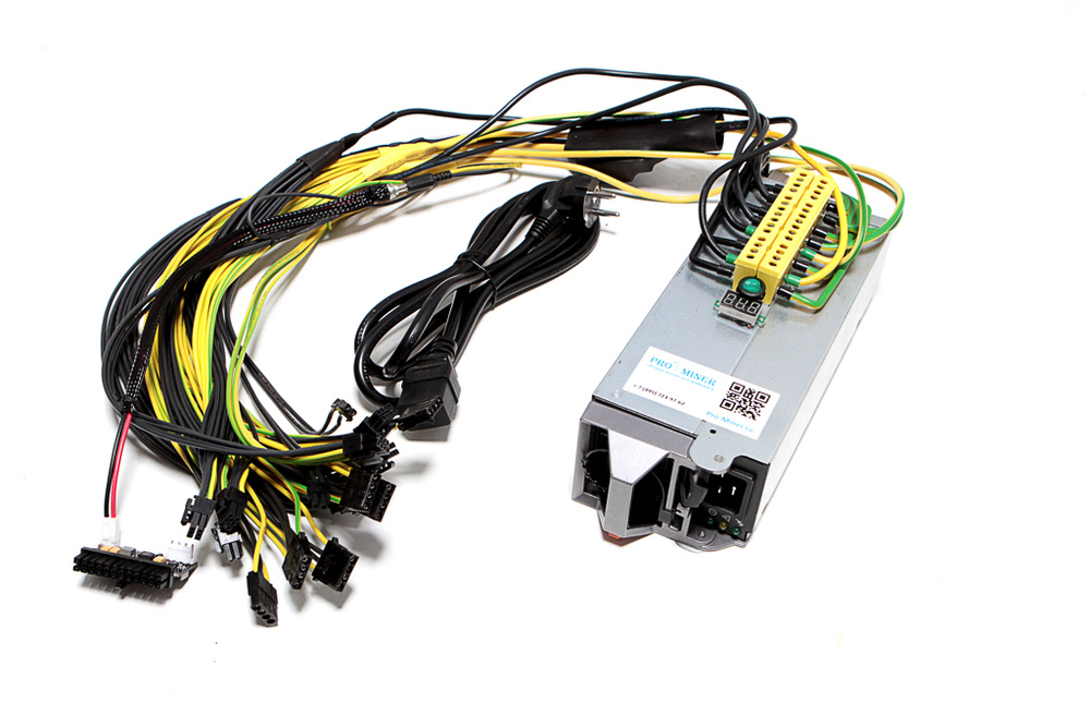 Серверный блок питания для майнинга DELL E2700P-00 (2700 ватт) под 8 карт (8 pin+8 pin+8 pin)  #1
