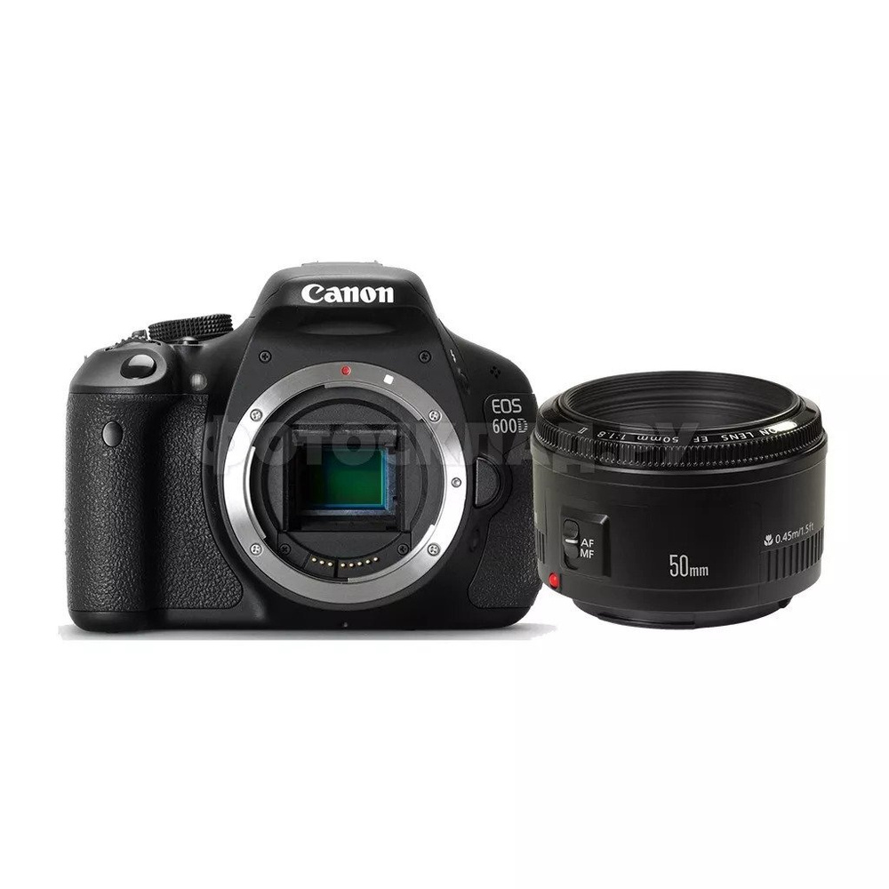 Фотоаппарат canon 600D KIT 50MM 1.8 II #1