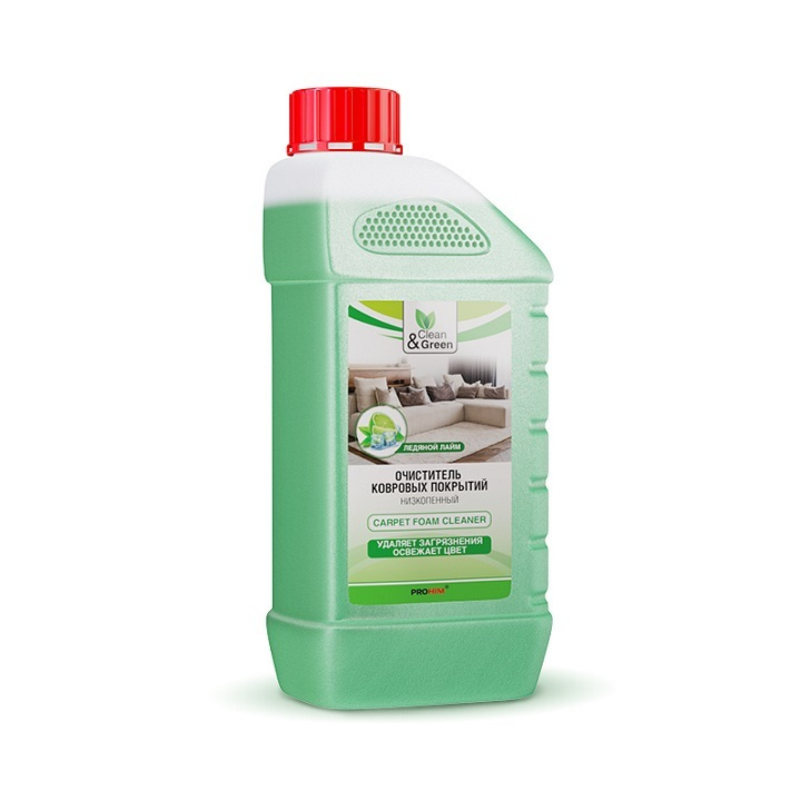 Очиститель ковровых покрытий 1 л AVS Clean&Green CG8022 с низким пенообразованием концентрат CG8022  #1