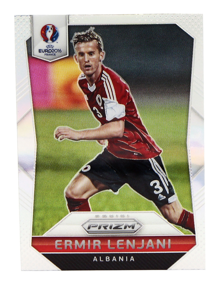 Коллекционная карточка Panini Prizm UEFA EURO 2016 France - #195 Emir Lenjani - Silver Prizms  #1