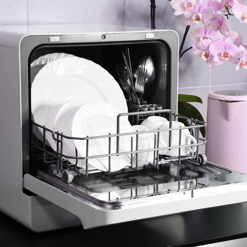 Посудомоечная машина Oursson DW4002TD/WH компактная , настольная  #1