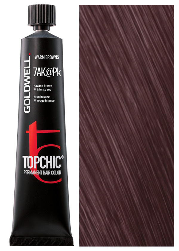 Goldwell Topchic 7AK@PК холодный медный с розовым сиянием 60 мл #1