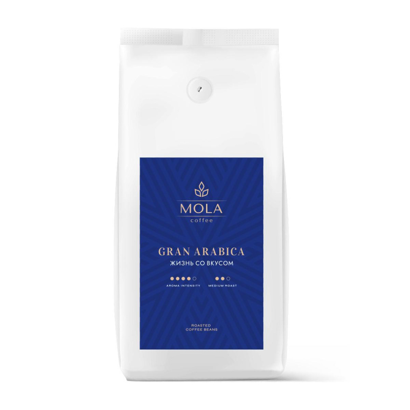 Кофе Mola Gran Arabica в зернах, 1кг #1