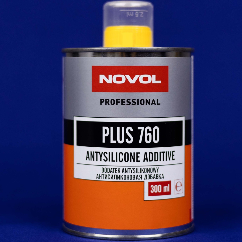 Антисиликоновая добавка NOVOL PLUS 760 0,3л / Антисиликоновая добавка в лак и краску 39050  #1