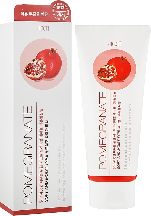 JIGOTT Premium Facial Pomegranate Peeling Gel Гель с экстрактом граната, 180 мл.  #1