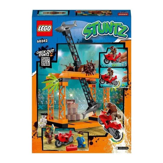 Конструктор LEGO City Stuntz 60342 Испытание трюков с нападением акул в городе  #1