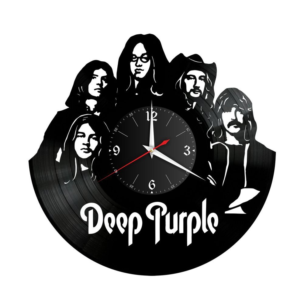 RedLaser Настенные часы "группа Deep Purple из винила, №2 ", 30 см #1