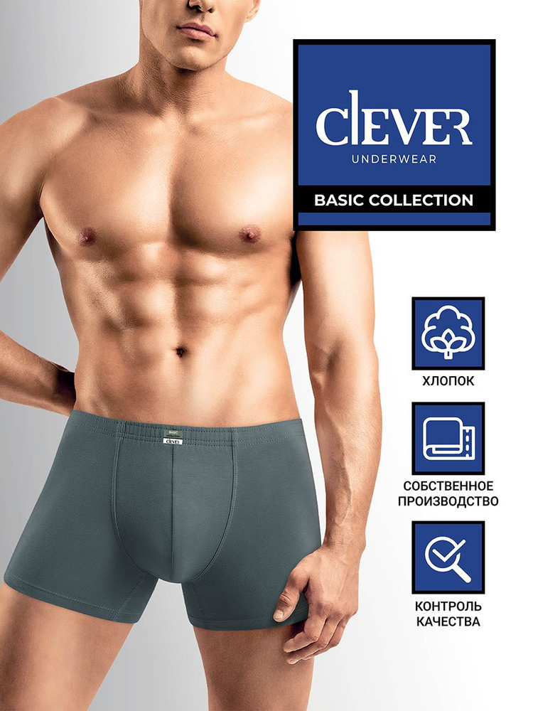 Трусы боксеры CLEVER WEAR Хлопок, 1 шт #1