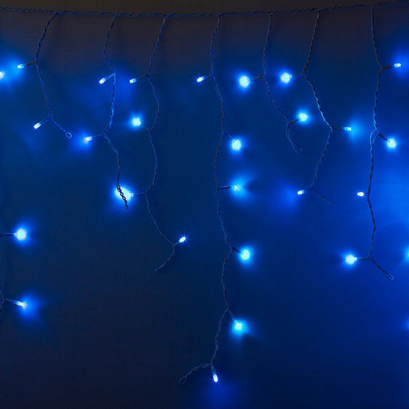 Neon-Night Электрогирлянда уличная Бахрома Светодиодная 88 ламп, 2.4 м, питание От сети 220В  #1