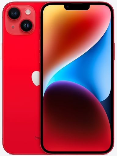 Apple Смартфон iPhone 14 Plus Dual SIM Ростест (EAC) 6/128 ГБ, красный #1