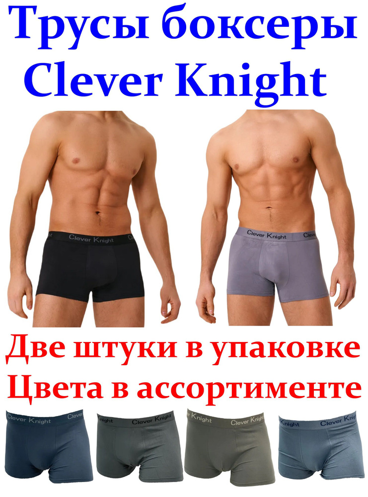 Комплект трусов боксеры Clever Knight BOXER, 2 шт #1