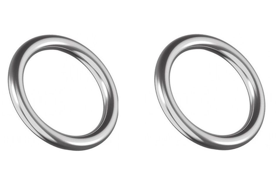 Кольцо сварное полированное ,нержавеющая сталь А4, 6х45( 1 шт.)  #1