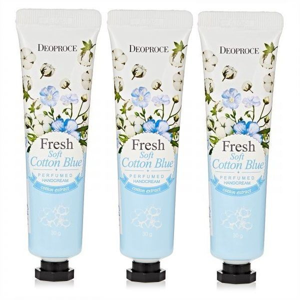 DEOPROCE Крем для рук парфюмированный с экстрактом хлопка Perfumed Hand Cream 50 мл 3штуки  #1