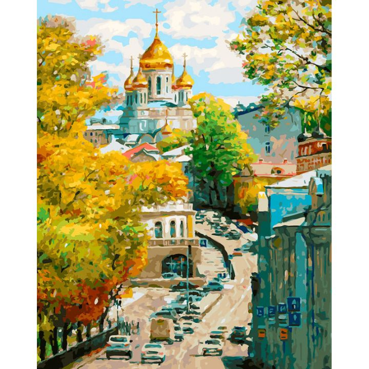 Картина по номерам Белоснежка "Новый облик любимого города" (50х40 см, холст на подрамнике)  #1