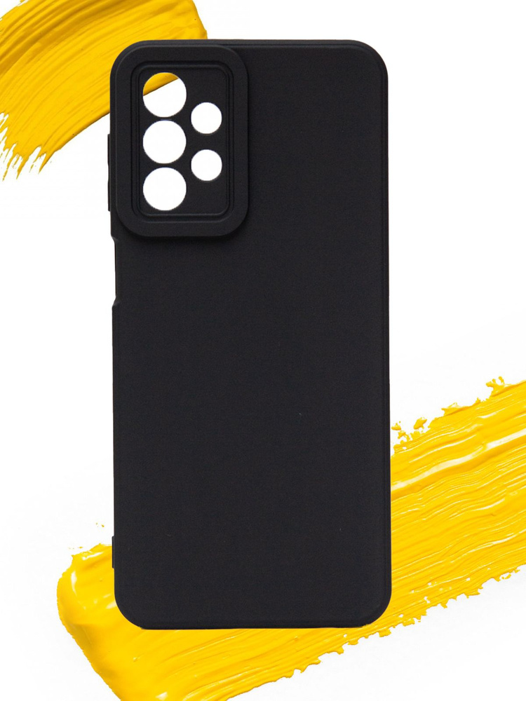 Чехол для Samsung Galaxy A23 / чехол на самсунг а23 c защитой камеры черный  #1
