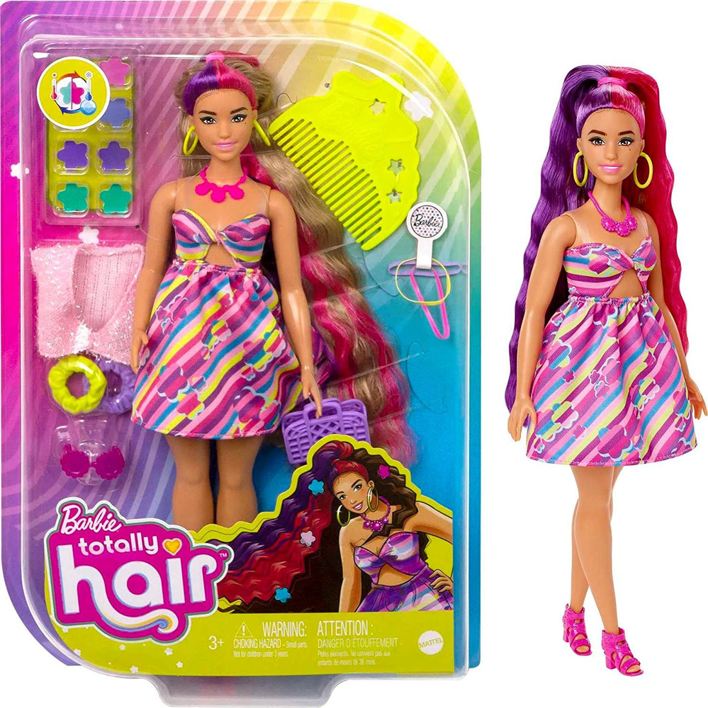 Кукла Барби Totally Hair в цветочном стиле Barbie #1