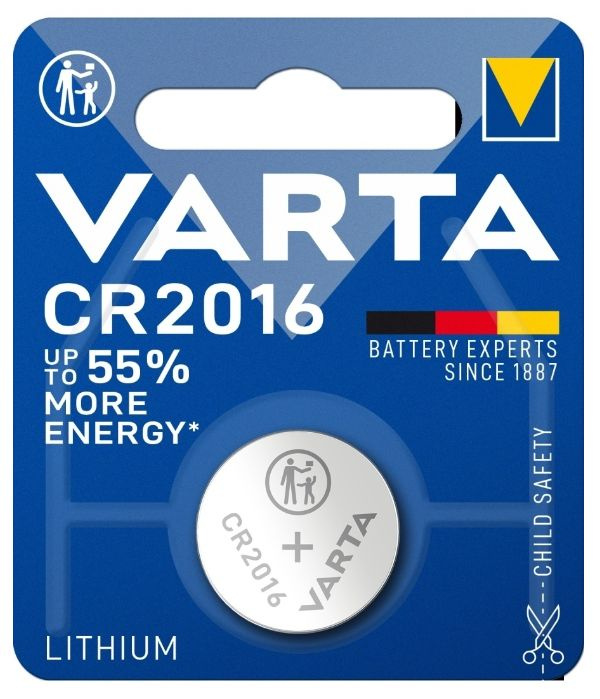 Varta Батарейка CR2016, Литиевый тип, 3 В, 1 шт #1