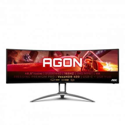 AOC 49" Монитор ИГРОВОЙ AGON AG493UCX2, черный #1