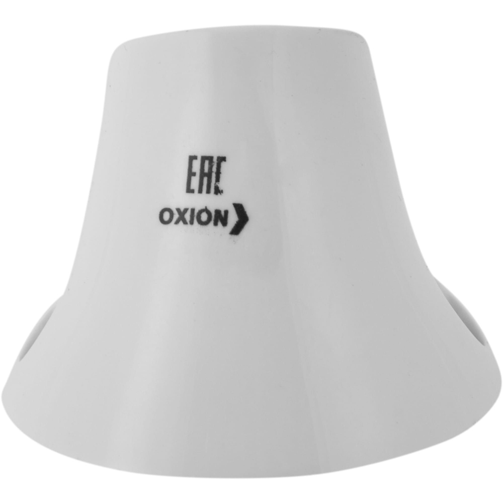 Oxion Патрон для лампы Патрон-стойка бакелитовая E27 наклонная цвет белый  #1