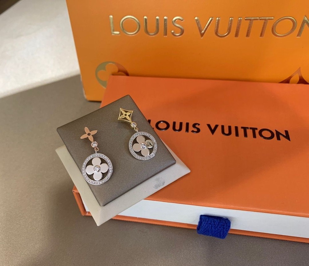 Louis Vuitton Серьги подвески #1