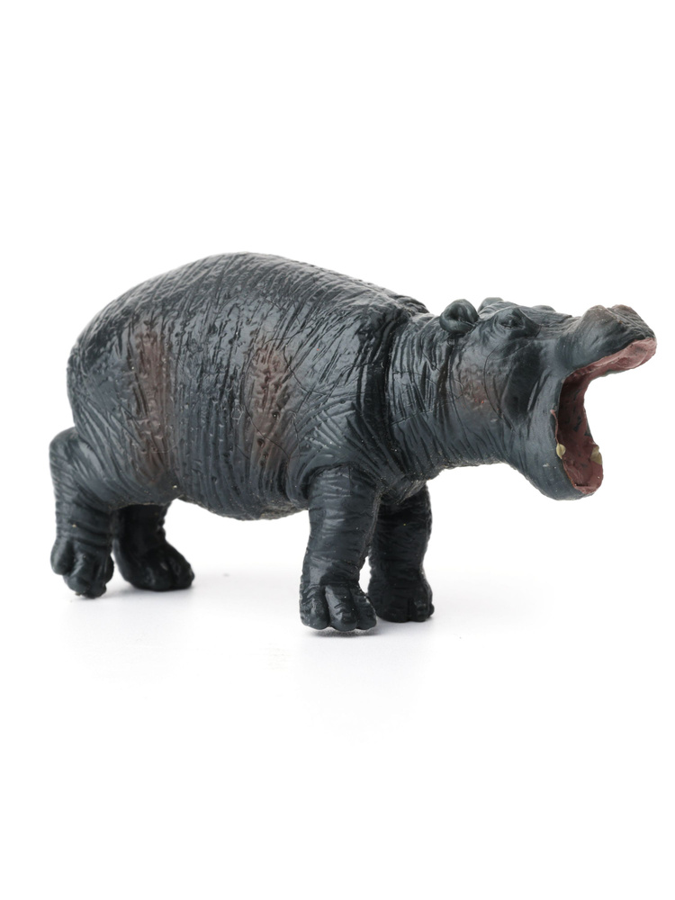Фигурка животного Derri Animals Бегемот, для детей, игрушка ...
