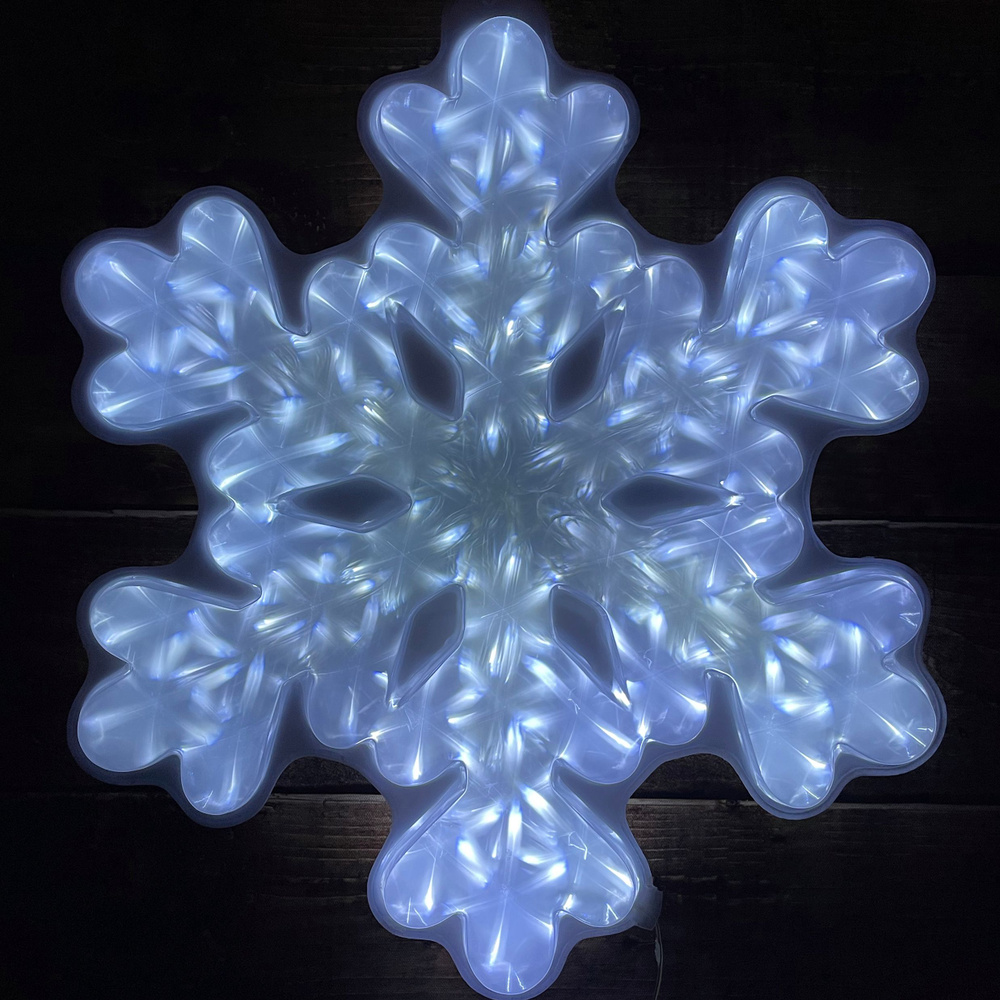 Фигурка светодиодная ЭРА Снежинка 48Led 220V 500x480x35мм IP44 белый  #1