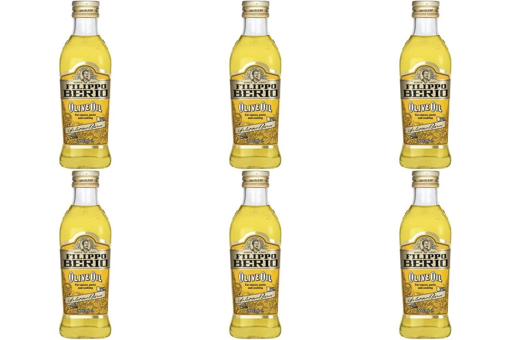 Filippo Berio Масло оливковое Olive Oil, 500 мл, 6 шт - купить с ...