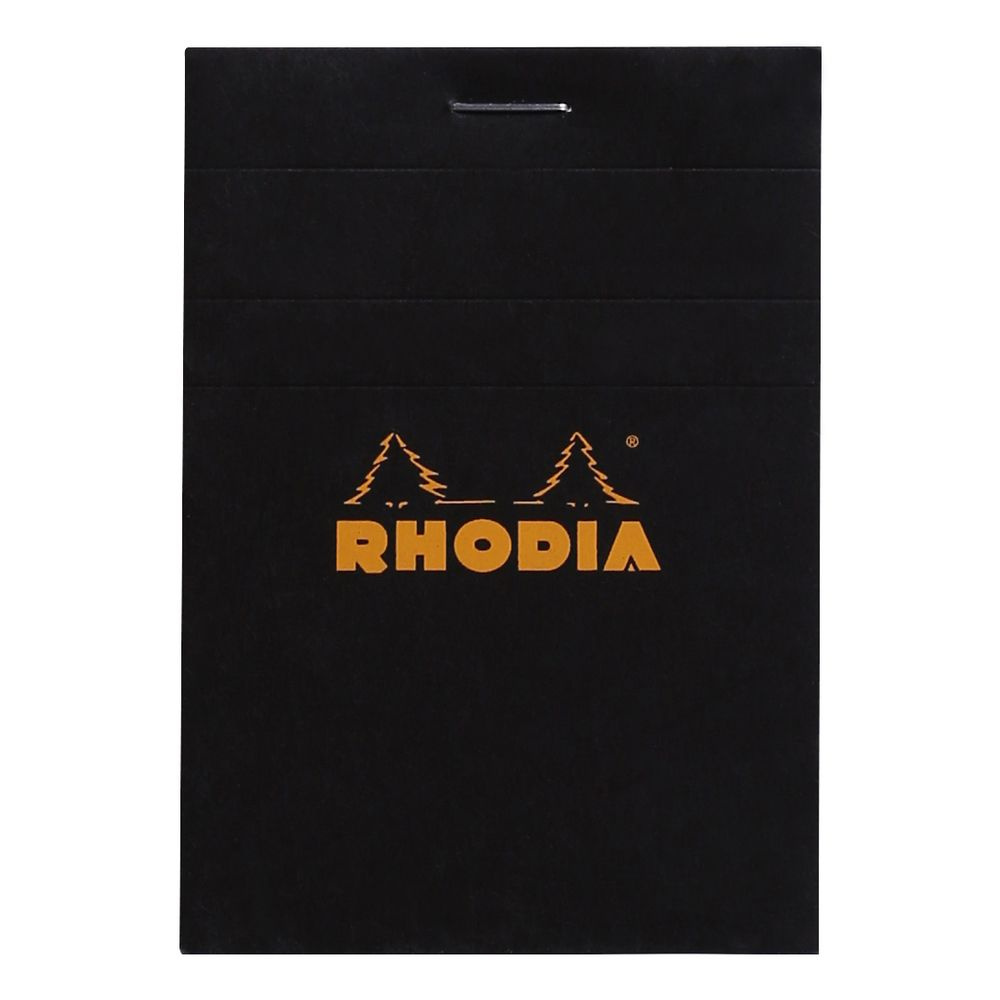 Блокнот Rhodia Basics №11, A7, клетка, 80 г, Черный, 2 шт. #1