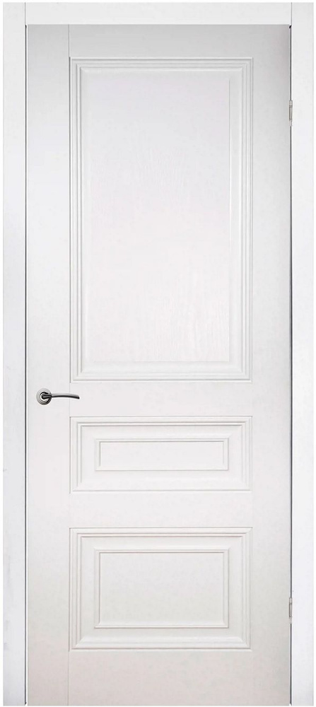 Дверь межкомнатная белое дерево, Дерево, МДФ, 600x2000, Глухая - купить ...