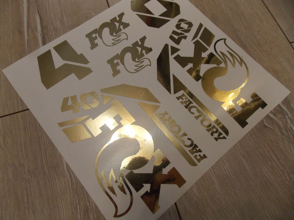 Наклейки Fox 40 factory 2021 для велосипеда на вилку, MTB Stickers ...