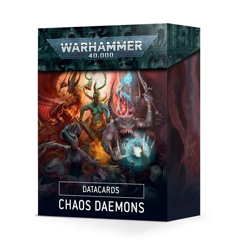 Датакарты Chaos Daemons для настольной игры Warhammer 40000 девятой редакции - на английском языке  #1