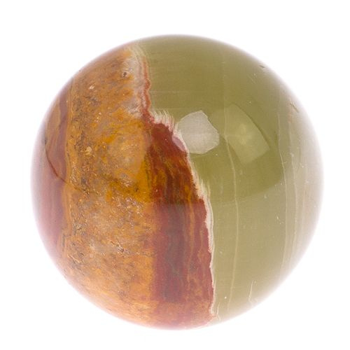 Шар из коричневого оникса диаметр 3,8 см (1,5) / шар декоративный / сувенир из камня  #1