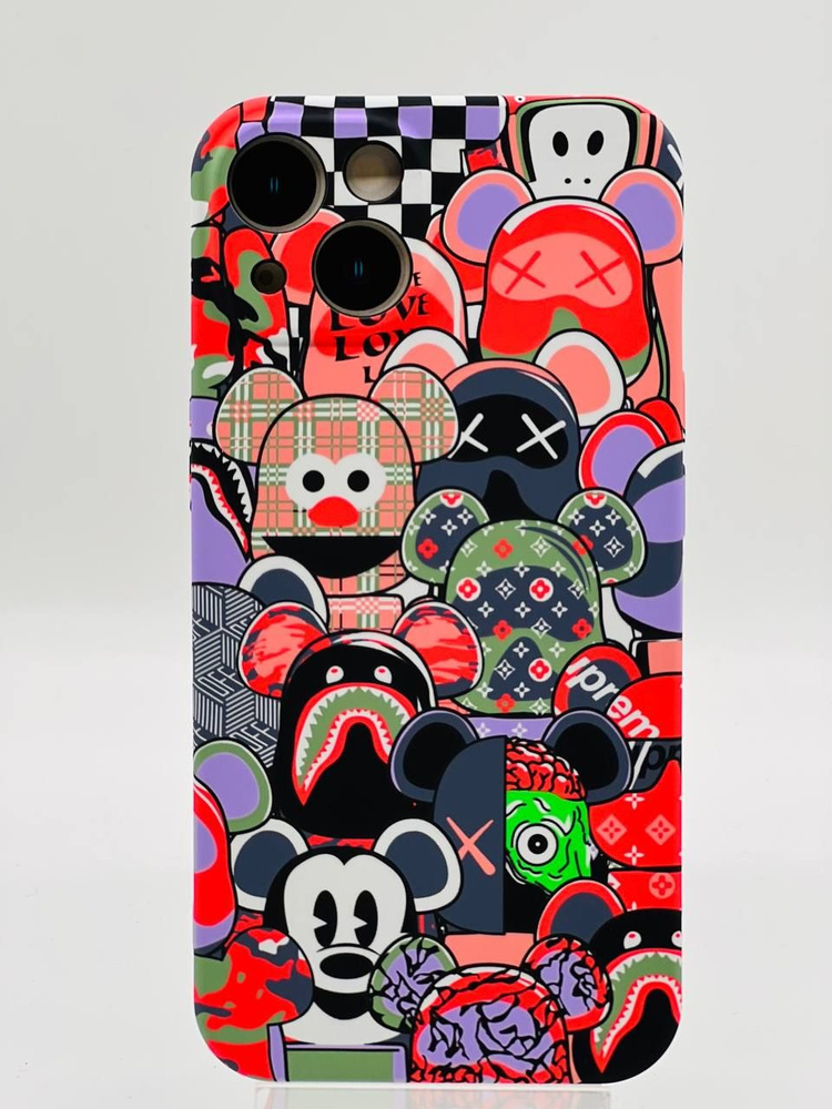 Чехол Luxo-Kaws для iPhone 14 (2022) #1