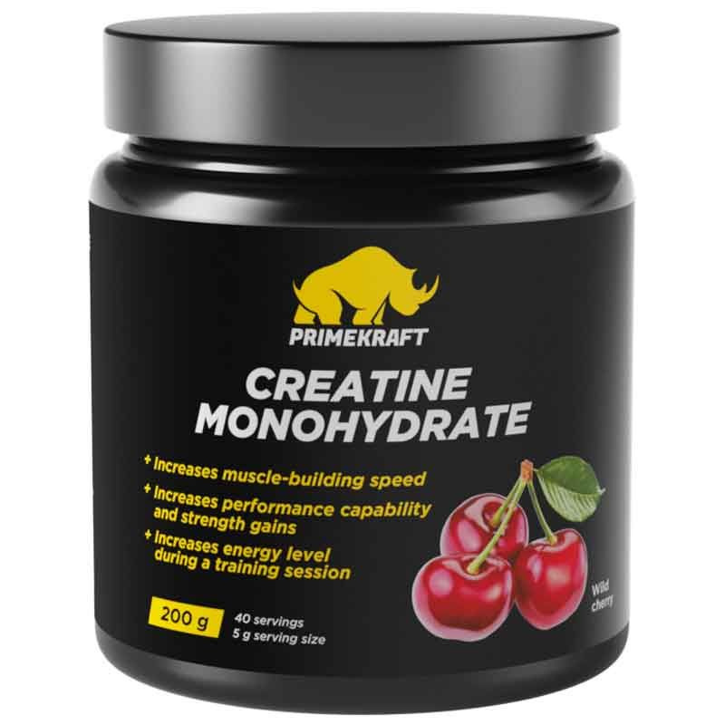 PRIMEKRAFT Creatine Monohydrate (200 гр.) Дикая вишня #1