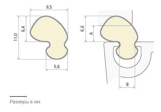 Уплотнитель для окон и дверей ПВХ Шлегель Schlegel Q-LON QL-9646 #1