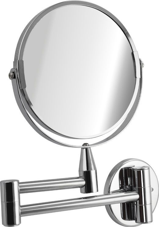 Зеркало косметическое, D -15, настенное раздвижное , на коленце 75270  #1