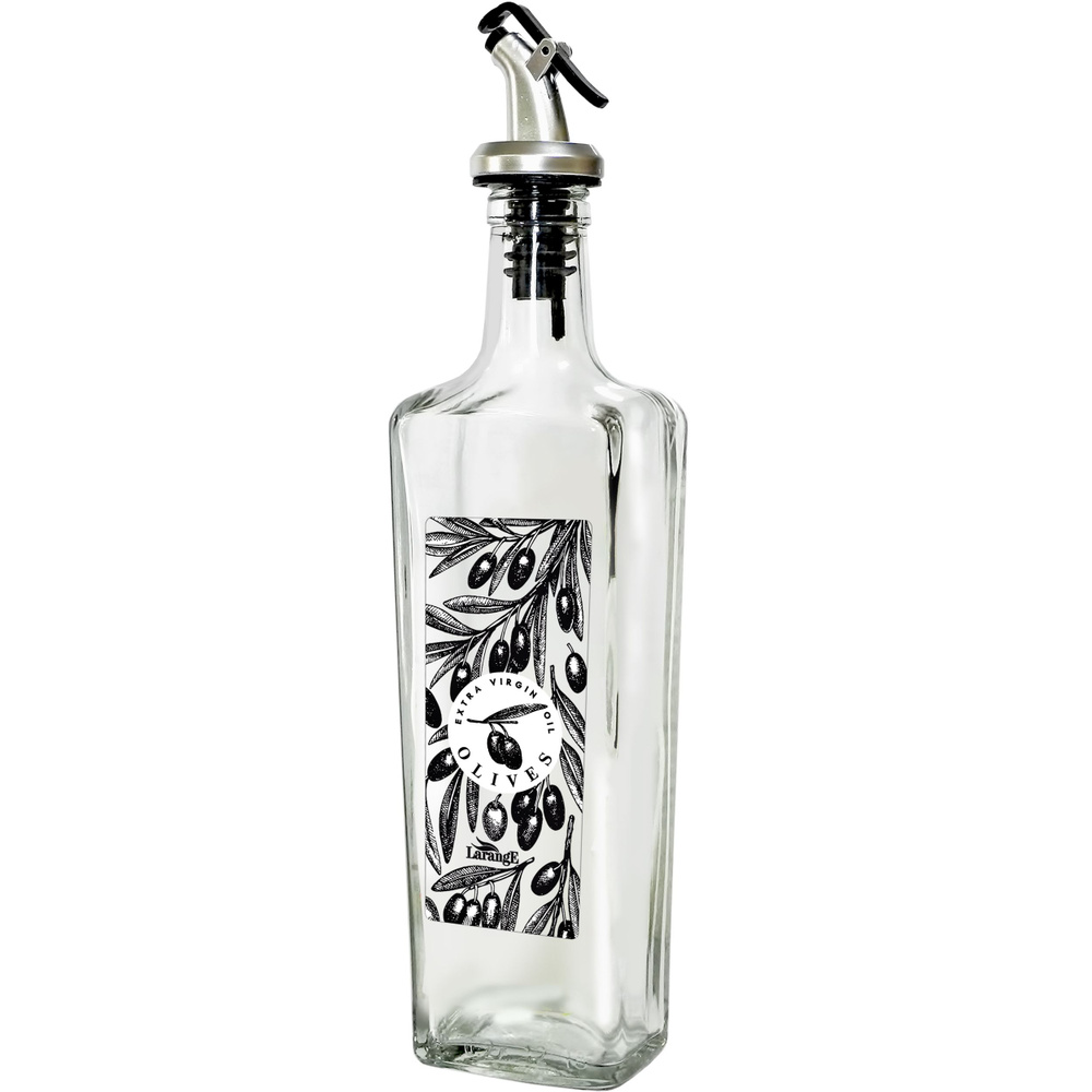 Бутылка для масла, емкости для жидкостей LARANGE с пластиковым дозатором 500 мл  #1