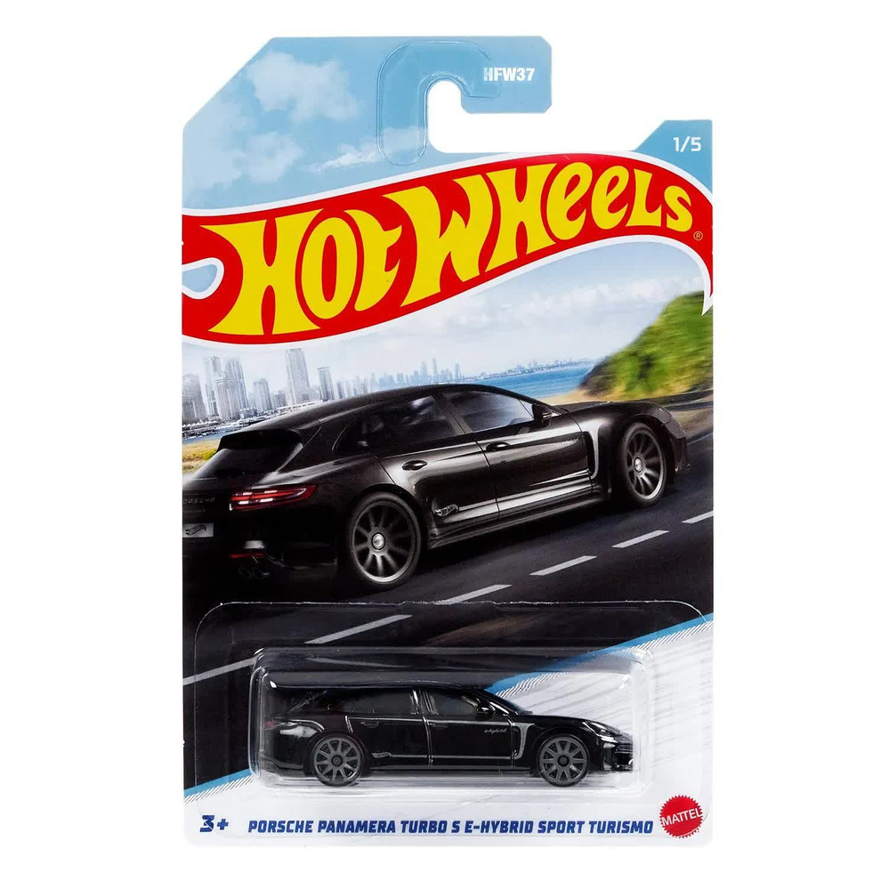 Машинка Hot Wheels Автомотив Люксовый седан Porsche Panamera Turbo S E-Hybrid Sport Turismo / Хот Вилс #1