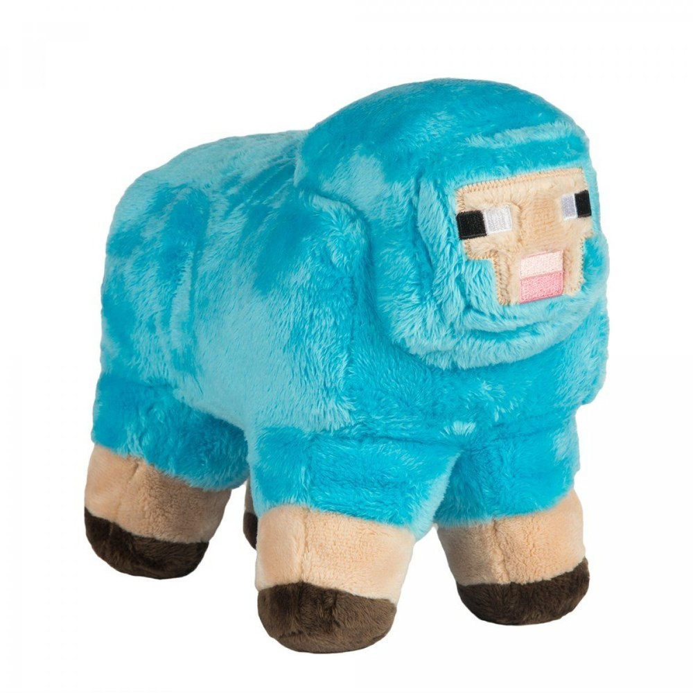 Мягкая игрушка Майнкрафт "Голубая овца" 18 см #1