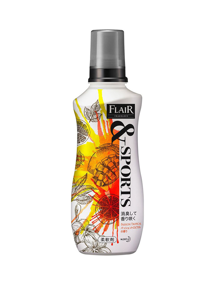 Кондиционер-смягчитель КАО Flair Fragrance Sports Passion Tropical с ароматом тропических цветов и фруктов, #1