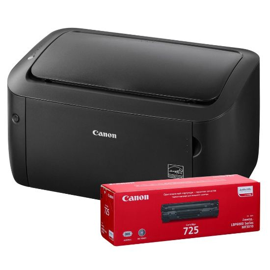 Canon Принтер лазерный i-Sensys LBP6030B + Перезаправляемый картридж + Гарантия 12 месяцев, черный  #1