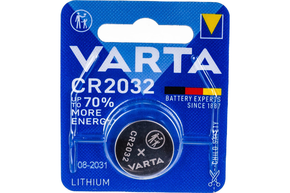 Varta Батарейка CR2032, Li (литиевый) тип, 10 шт #1