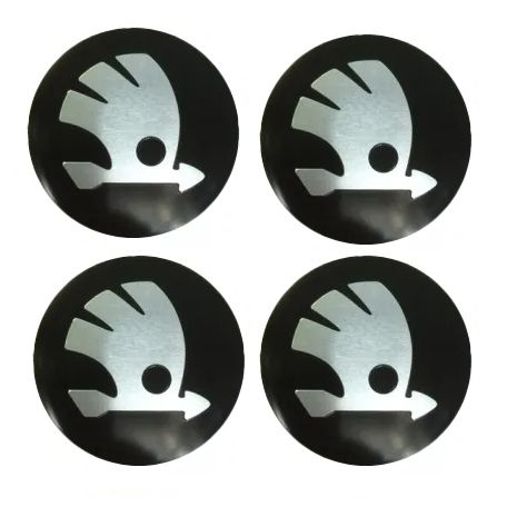 Наклейки на колесные диски Шкода / Skoda D-45 mm #1