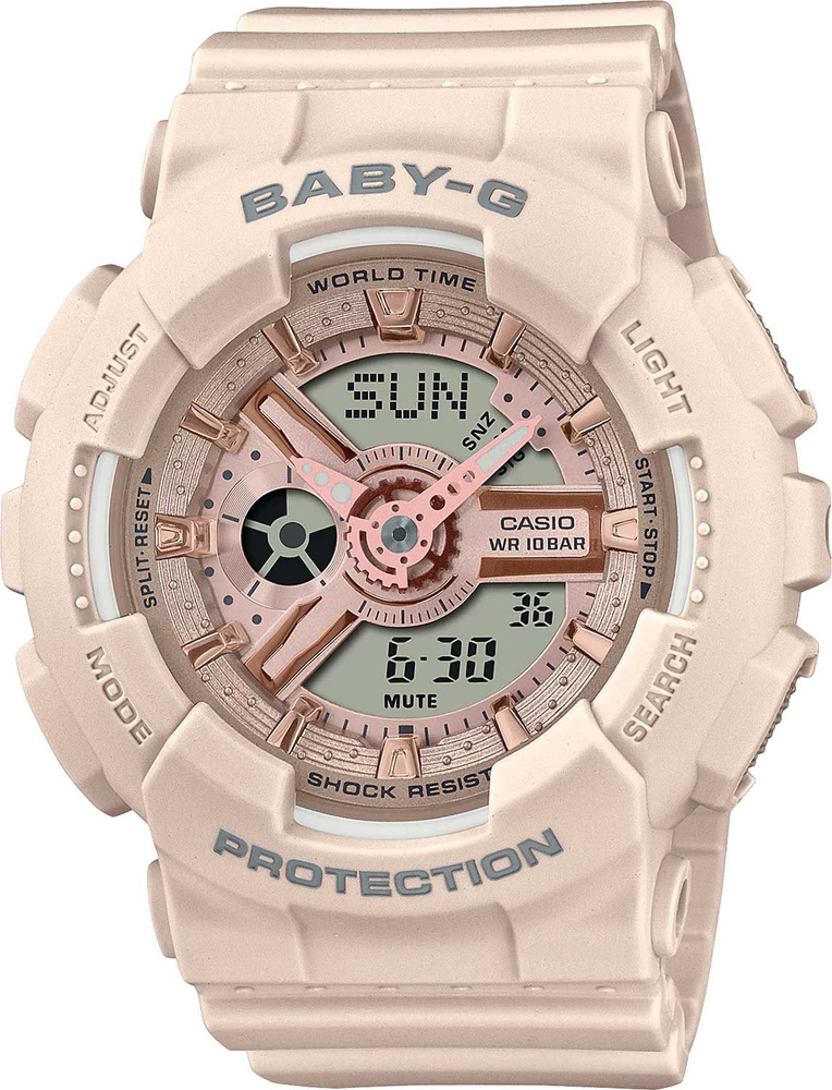 Женские наручные часы Casio Baby-G BA-110XCP-4A оригинал с гарантией  #1